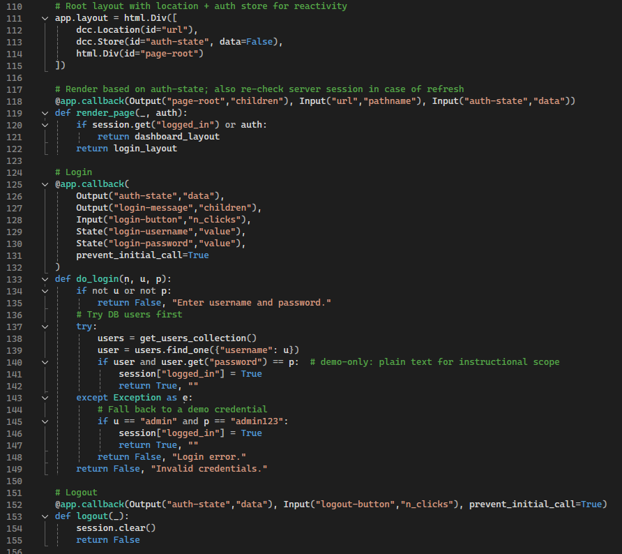 Authentication Callback
